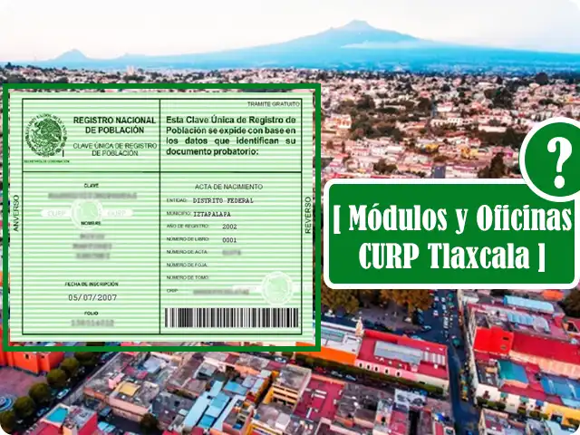 Oficinas CURP de RENAPO en Tlaxcala